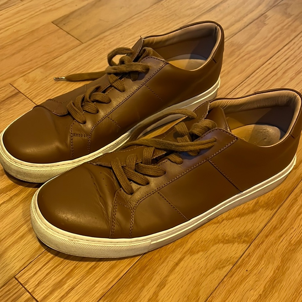 Greats Royale size 12 in brown (cuoio on their website)